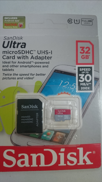 SanDisk Ultra MicroSD Memory 32GB بسعر مغري, الضفة » رام الله والبيره